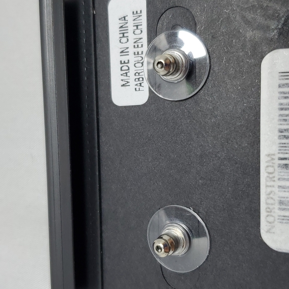 2 for $21 Halogen Matt silver stud and circle earring - Picture 4 of 4